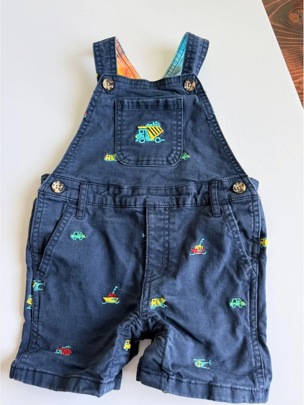 Gymboree Embroidered Vehicle Overalls